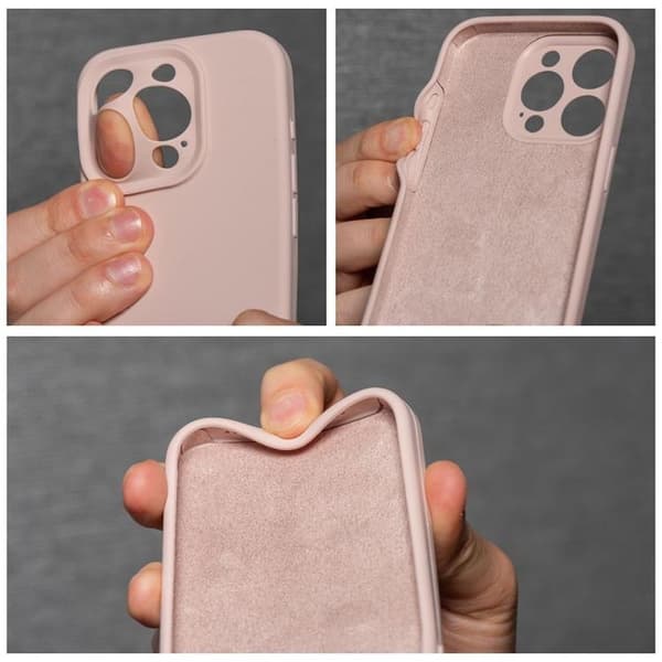 Telefontaske til iPhone 16 Plus Silikone 2mm - Sand Pink Rosa