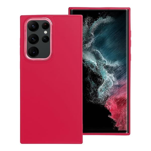 Galaxy S22 Ultra Mobilskal Frame - Rosa Rosa