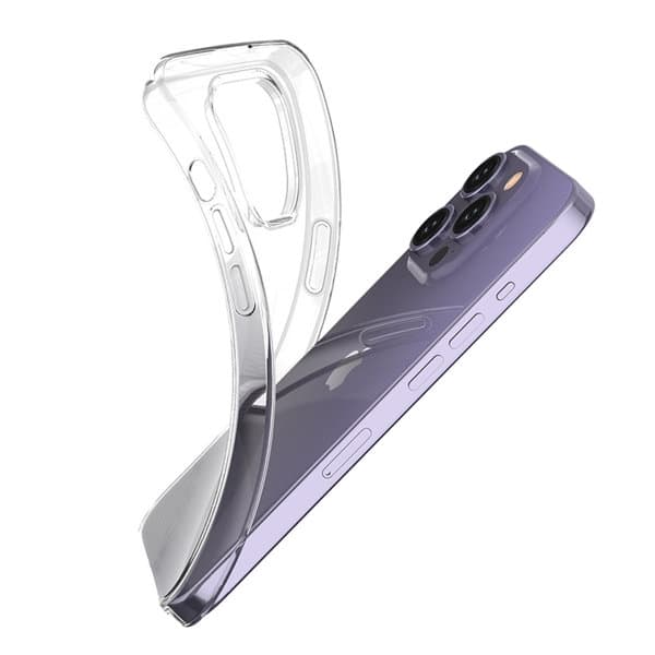 iPhone 15 Pro -puhelimen kuori Ultra Clear - läpinäkyvä Transparent