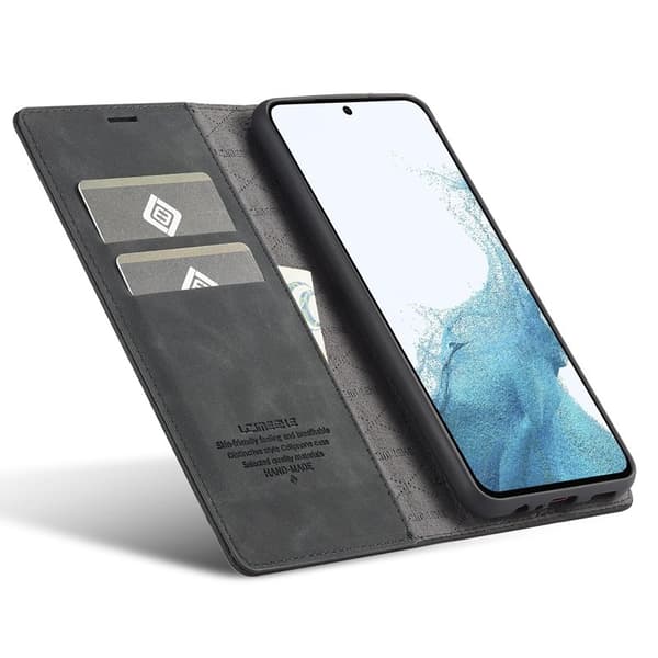 LC.IMEEKE Samsung Galaxy A54 5G Plånboksfodral Konstläder - Svart