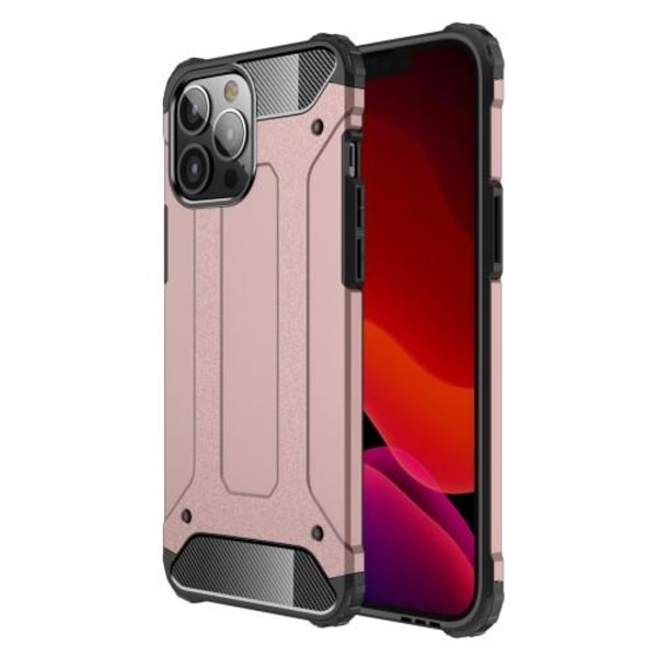 Armor Guard -mobiilikotelo iPhone 13 Prolle - Rose Gold Pink gold
