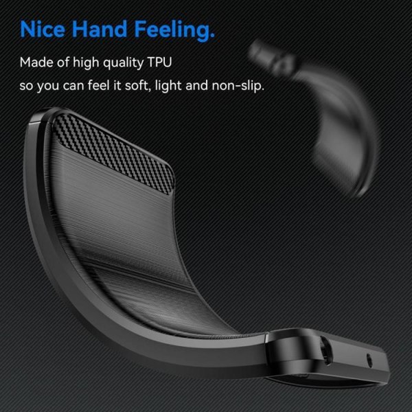 Asus Zenfone 9 Cover Carbon Fiber - musta