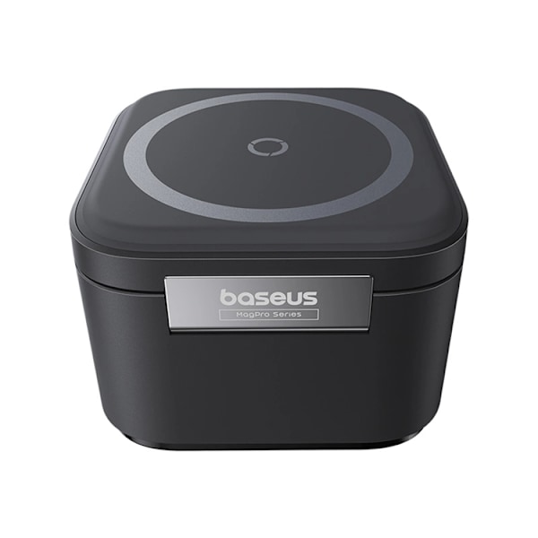 Baseus 2-in-1 Trådlös Laddare Magsafe USB-C - Svart Svart