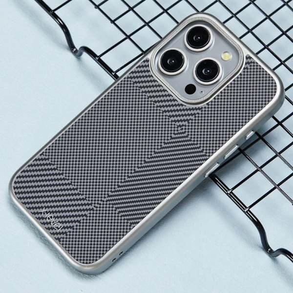 X-LEVEL Mobilskal till iPhone 16 Pro Magnetiskt Hård PC Grå