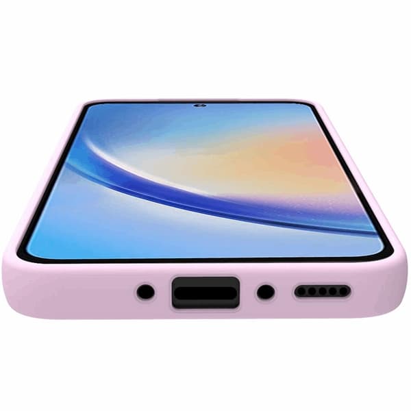 Celly Mobilskal till Galaxy A35 5G Soft Rubber - Rosa Svart