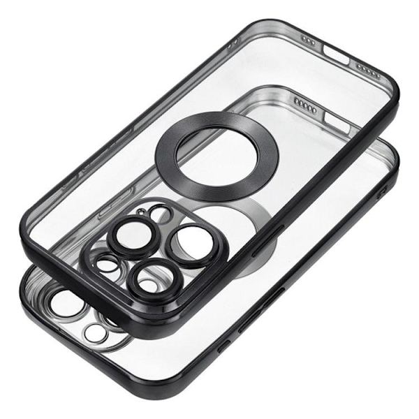 Telefontaske til iPhone 16e Glam - Sort Black