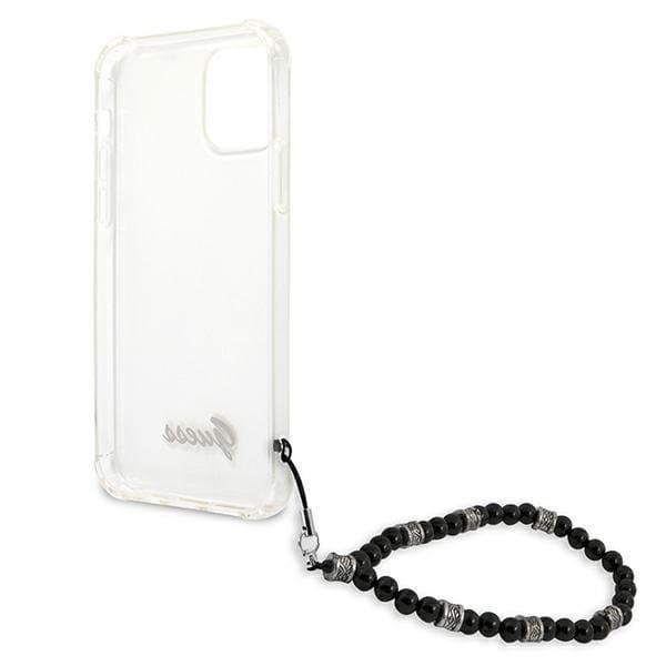 Guess iPhone 12 Pro Max Skal Sort Pearl - Transparent Black