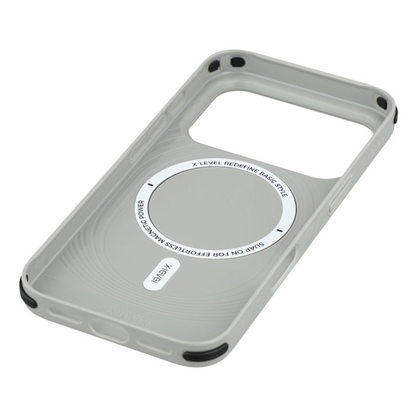 X-LEVEL Mobilskal till iPhone 17 Pro Max MagSafe Hård PC Grå