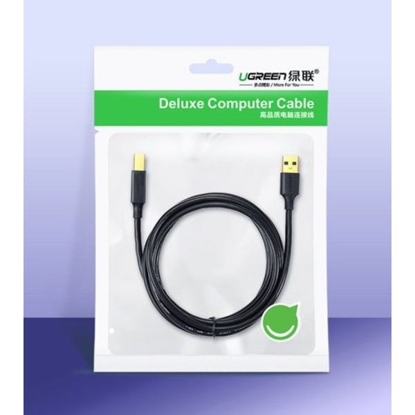 UGreen USB Type B Printer Kabel 1.5m - svart