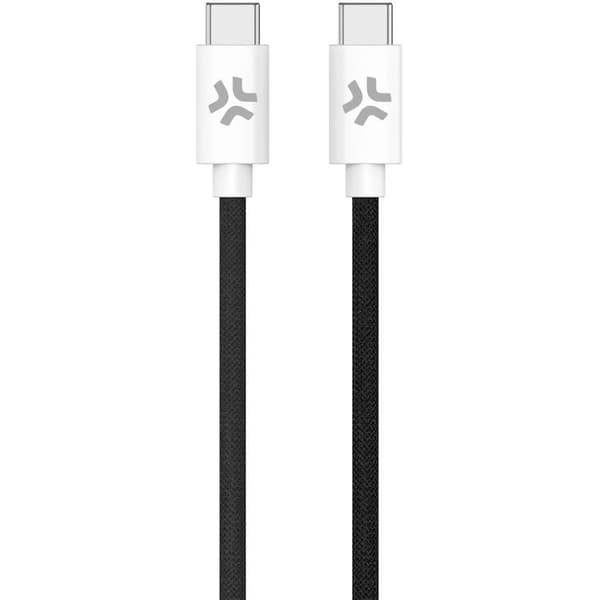 CELLY USB-C till USB-C kabel 60W 1.5m - Svart Black