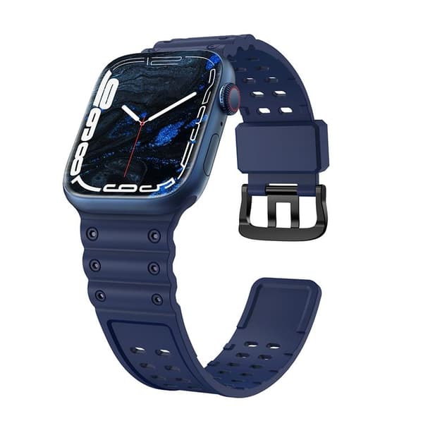 Apple Watch Ultra/SE/8/7/6 (41/42/38mm) Armband - Navy Blå Blå