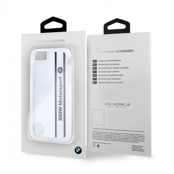 BMW kovakuori iPhone 7 - läpinäkyvä / valkoinen White