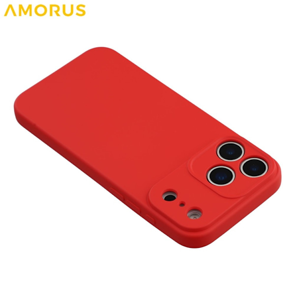 AMORUS Mobilskal till iPhone 17 Pro Max Precise Cutouts - Röd Röd