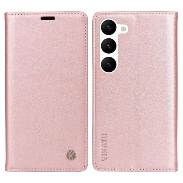 YIKATU Galaxy S23 Wallet Case - Rose Gold