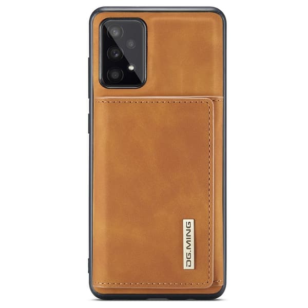 DG.MING Konstläder Plånboksfodral för Samsung Galaxy A53 5G - Brun
