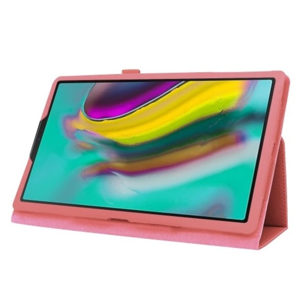 Litchi Texture Fodral för Samsung Galaxy Tab A 10.1" 2019 - Rosa Rosa