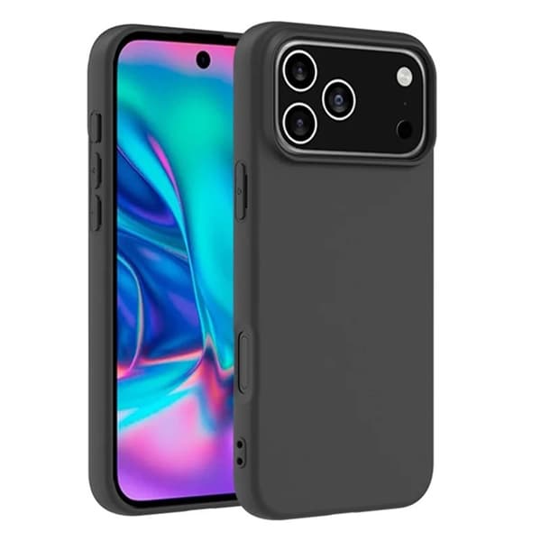 BOOM Mobilskal till iPhone 17 Pro Soft Matt Back TPU - Svart Svart