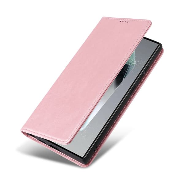 Plånboksfodral för Samsung Galaxy S26 Ultra RFID Blocking Konstläder - Rosa