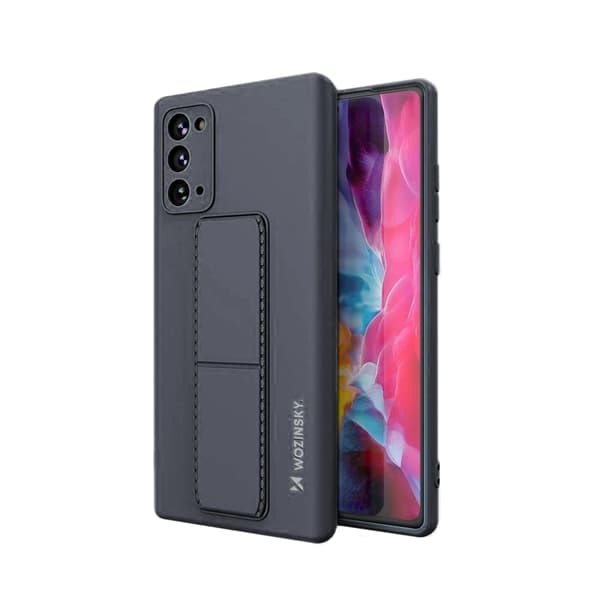 Wozinsky Kickstand Silikonikuori Samsung Galaxy Note 20 - Sininen Blå