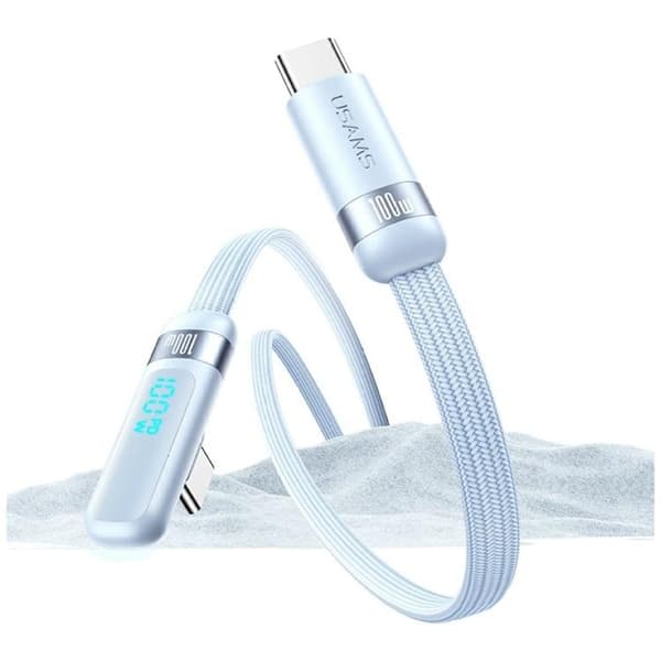 USAMS USB-C till USB-C 100W Kabel 120cm US-SJ653 Lila