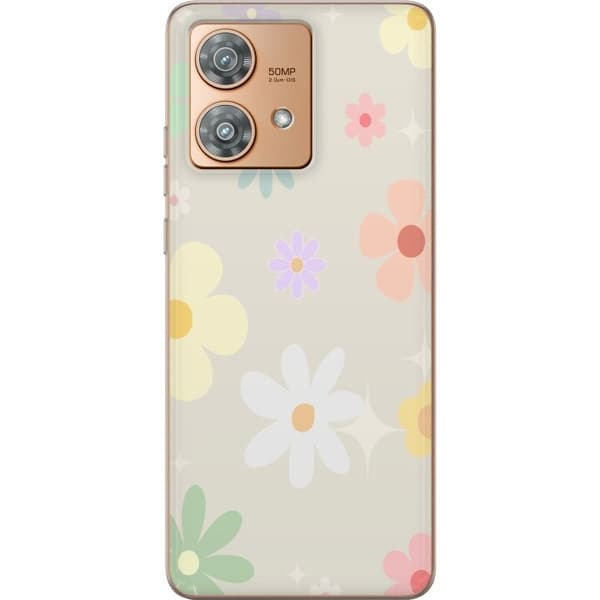 Mobilskal till Motorola Edge 40 Neo med fejdande blommor
