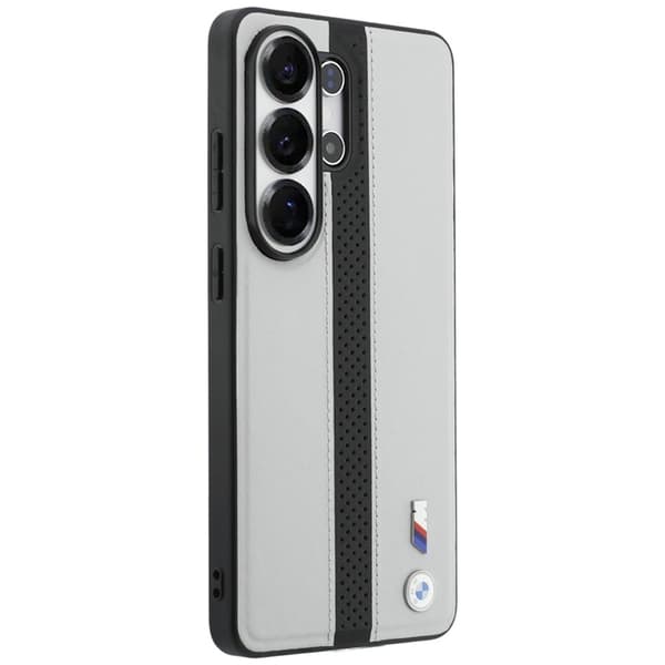 BMW Mobilcover til Galaxy S26 Ultra Magsafe Perforated Stripe Logo - Grå Grå