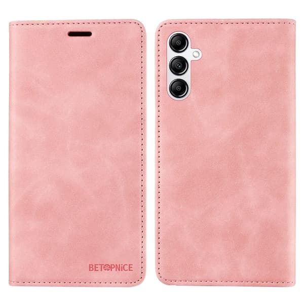 BETOPNICE 003 Samsung Galaxy A14 Plånboksfodral Konstläder - Rosa