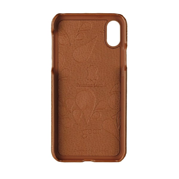 Onsala Collection mobilskal av äkta läder till iPhone XS/ X - Brun Brun