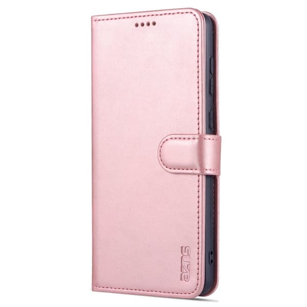 AZNS Samsung Galaxy A73 Plånboksfodral Konstläder - Roséguld