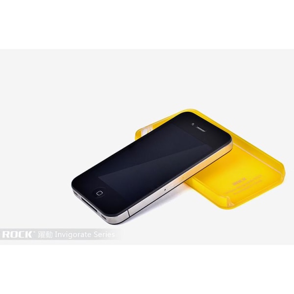 Rock Invigorate etui til Apple iPhone 4/4S (gul)
