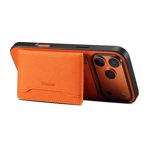 DENIOR Mobilskal till iPhone 17 Pro Max korthållare Magsafe D30 - Orange Orange