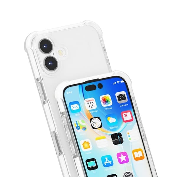 Mobilskal till iPhone 17 MagSafe Förstärkta Hörn Acrylic - Vit Vit