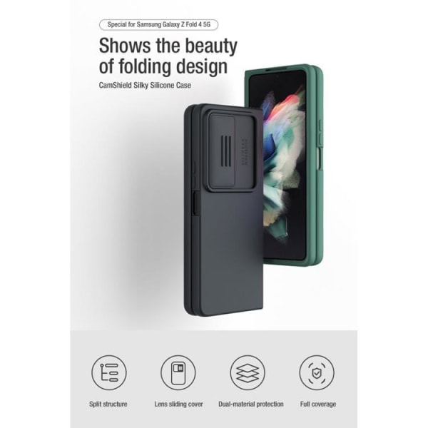 Nillkin Galaxy Z Fold 4 Cover Dual Layer - Grøn