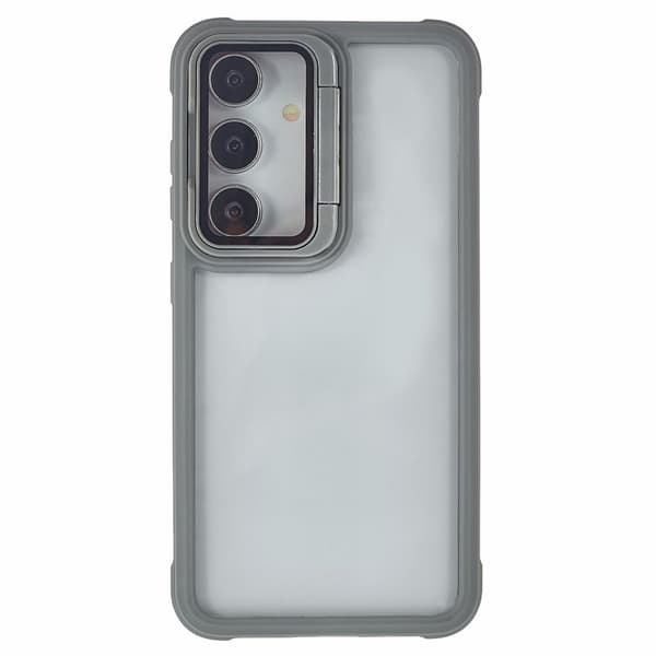 Mobilskal för Samsung Galaxy S26 Plus PC + TPU med kickstand - Grå