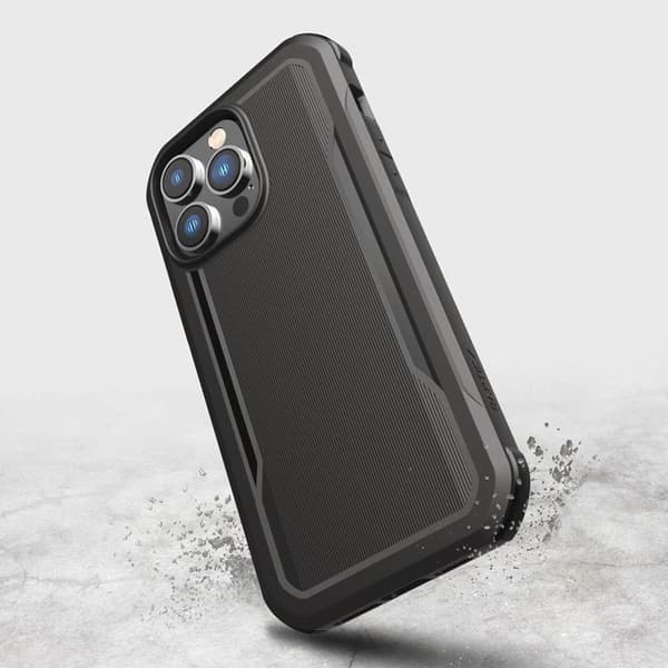 Raptic iPhone 14 Pro Max -kuori Magsafe Fort Armored - Musta Svart