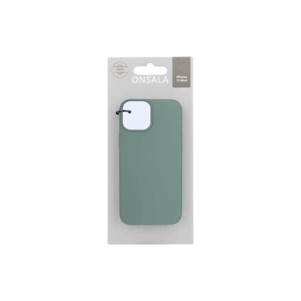 Onsala Silikone Pine Cover iPhone 13 Mini - Grøn Green