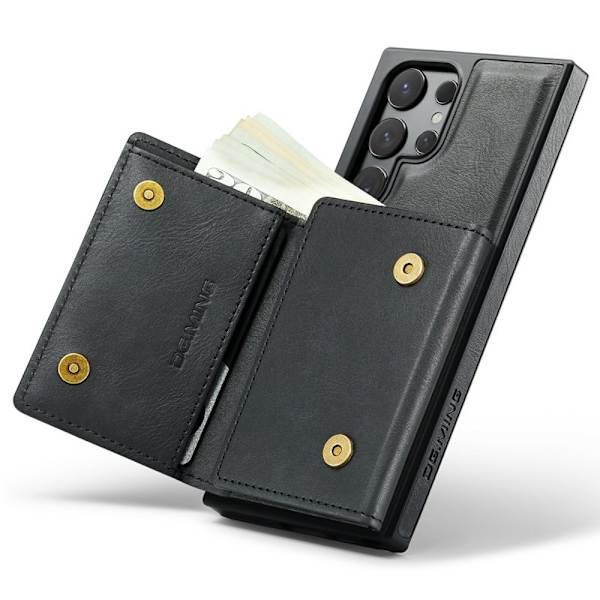 DG.Ming Plånboksfodral för Samsung Galaxy S26 Ultra RFID Blocking - Svart