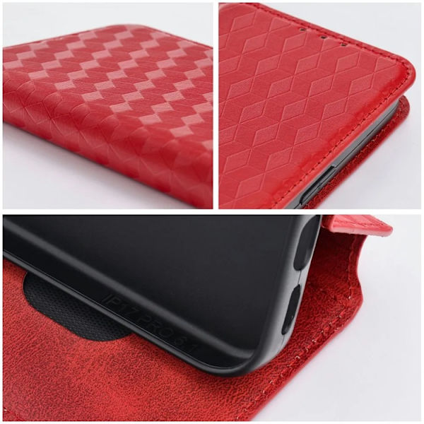 Plånboksfodral För Galaxy S26 Plus Cubic - Röd Röd