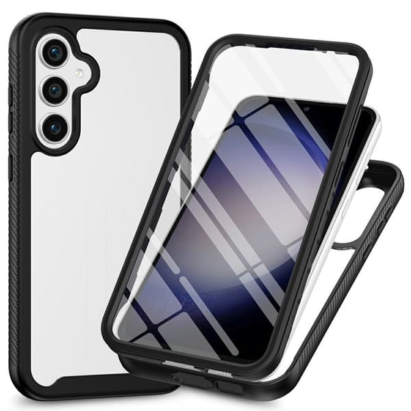 Mobilskal för Samsung Galaxy S26 Plus PC + TPU Transparent - Svart