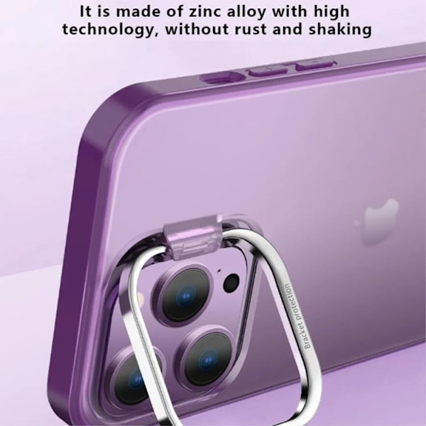 X-Level iPhone 15 Pro Max Mobilskal med Kamerastativ - Mörkblå