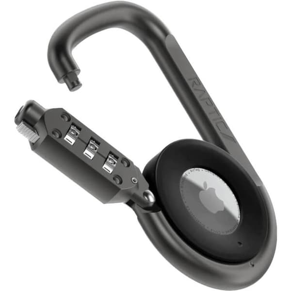 Elago Apple Airtag Raptic Link Plus Lock - Svart Svart