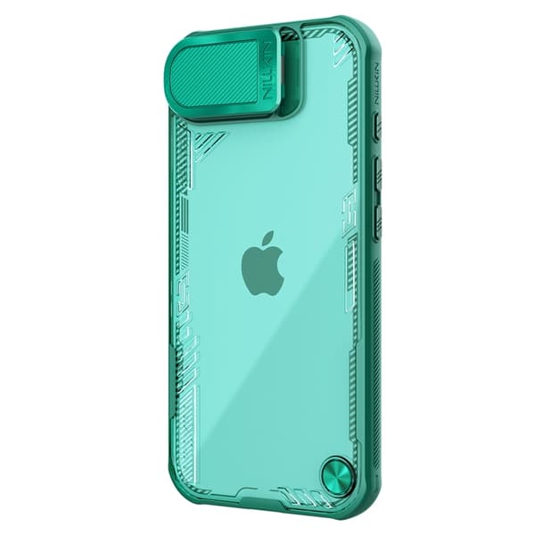 Nillkin Mobilskal till iPhone 16e Iceblade Prop med lins - Grön Grön