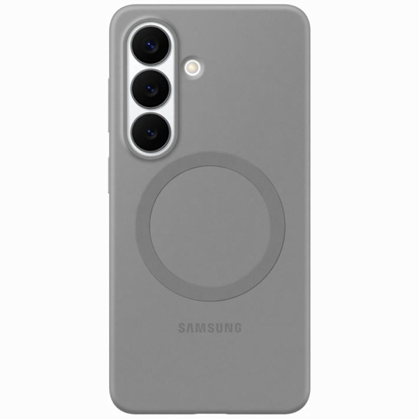 SAMSUNG Mobilskal För Galaxy S26 MagSafe Silikon Magnet - Grå Grå
