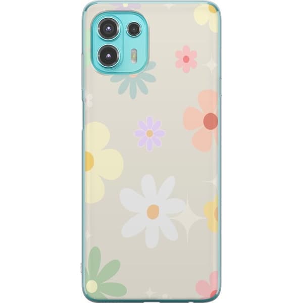 Mobilskal till Motorola Edge 20 Lite med fejdande blommor