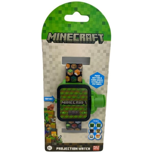 ACCUTIME Projektor Klocka LCD Minecraft