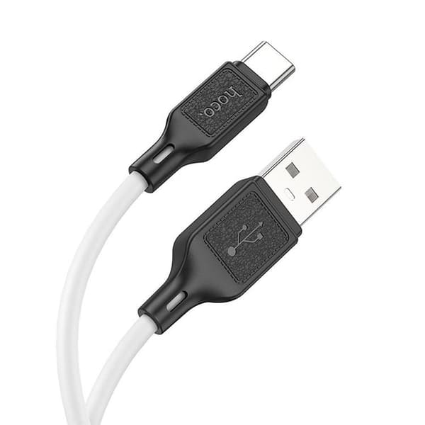 HOCO USB Til USB-C 1m Kabel 3A X90 - Hvid Vit