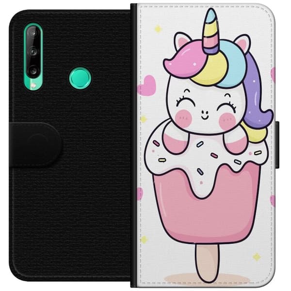 Pung Taske til Huawei P40 lite E med Happy Unicorn