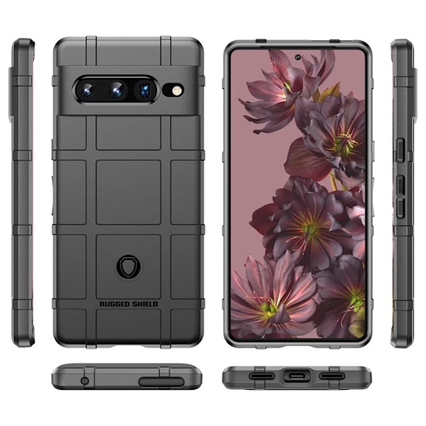 Google Pixel 7 Pro Mobilskal Grovt - Svart Svart