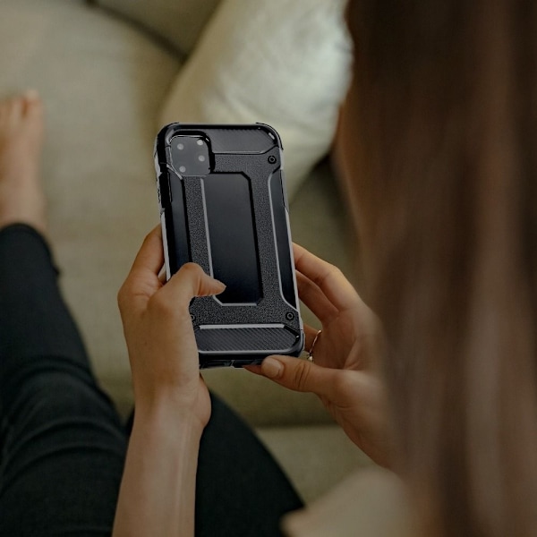 Xiaomi Redmi 10 4G (2021/2022) Skal Forcell Armor Hårdplast - Svart