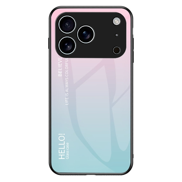 Mobilskal till iPhone 17 Pro Max Anti-Scratch - Gradient Rosa/Blå Rosa
